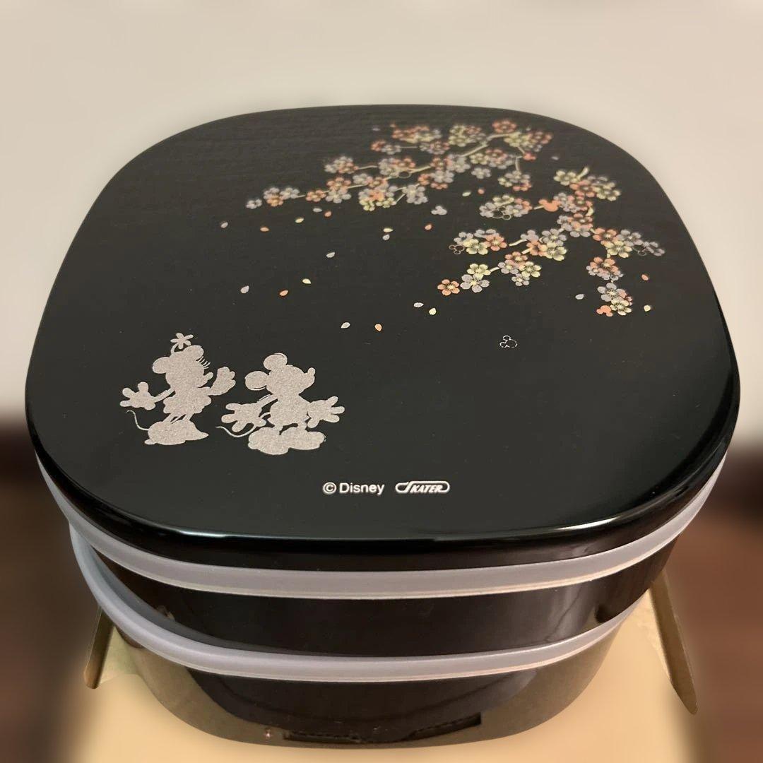 ディズニー ミッキー＆ミニー 2段オードブル 重箱 新品 未使用 - メルカリ