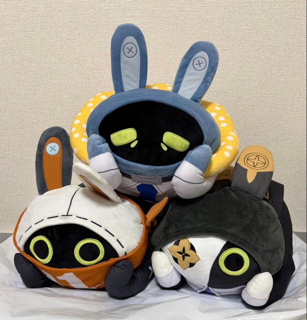 GIGO限定 ゼンゼロ ボンプ 寝そべりぬいぐるみ 3種 コンプセット