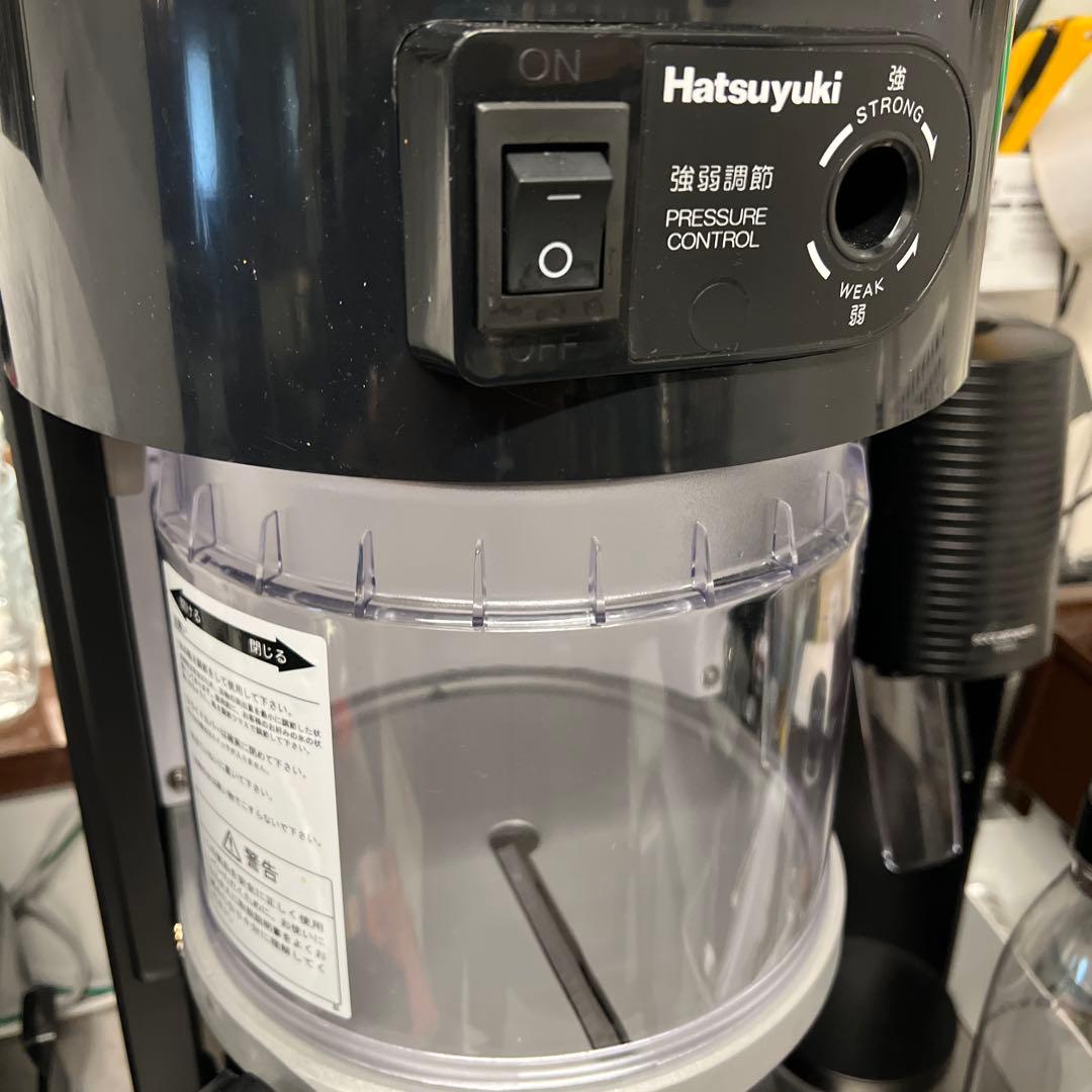 Chuchan様専用 Hatsuyuki かき氷機 圧力調整機能付き - メルカリ