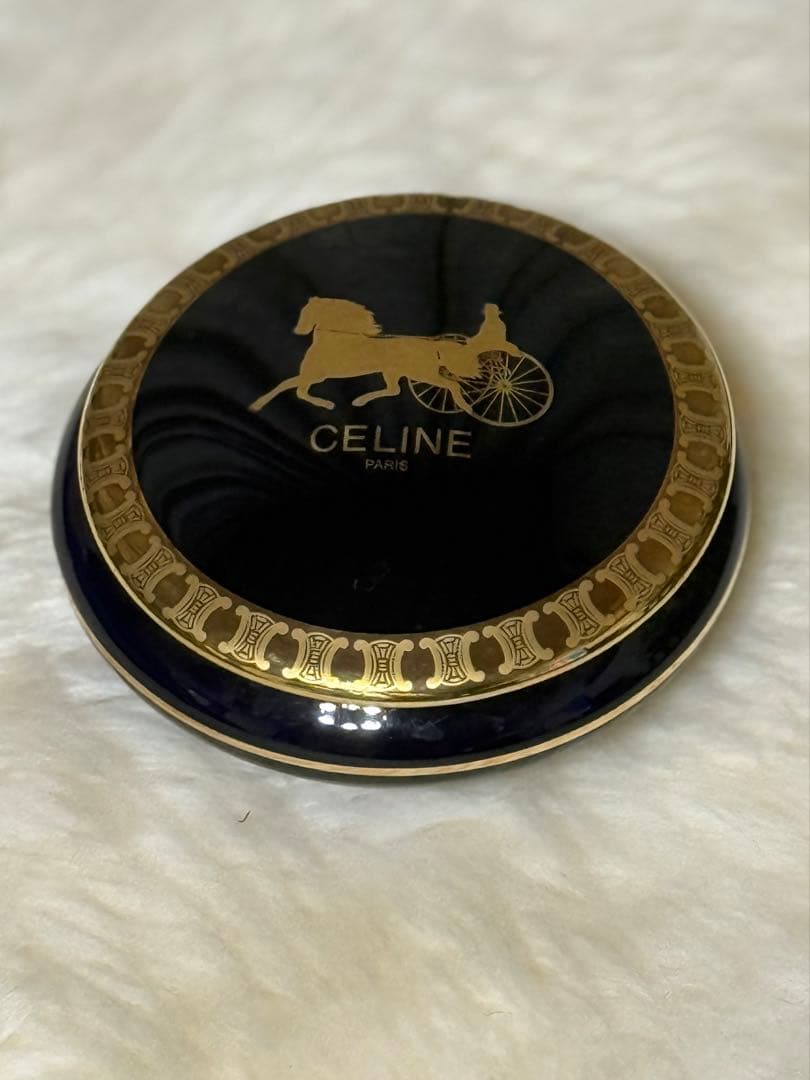 CELINE 22Kゴールド金彩 リモージュキャッスル 小物入れ - メルカリ