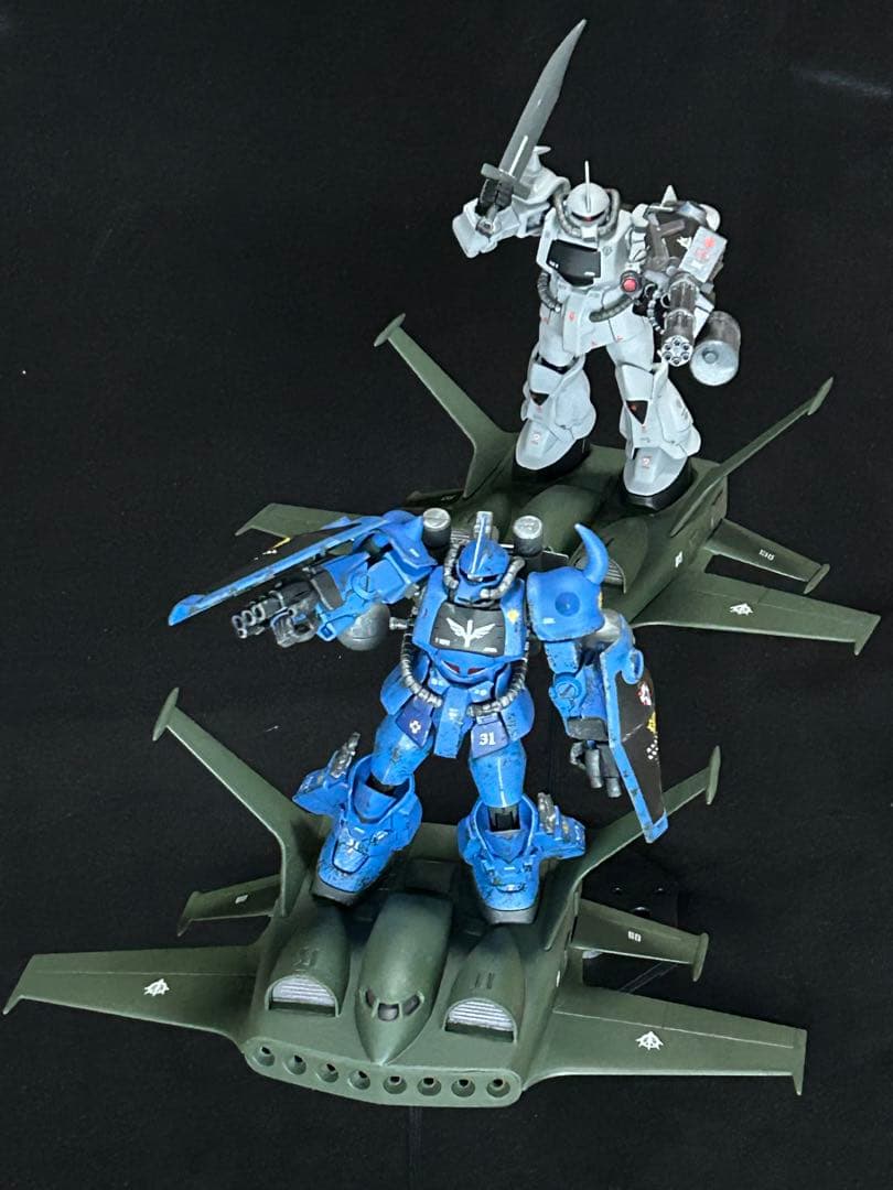 最終値下げグフR35&グフ＆ドダイ×2ジオン軍2機HG1/144ガンプラジャンク