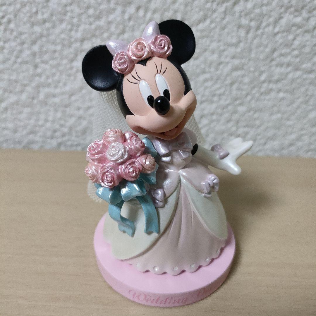 ディズニー ミニー デイジー ウエディング フィギュア 2点セット