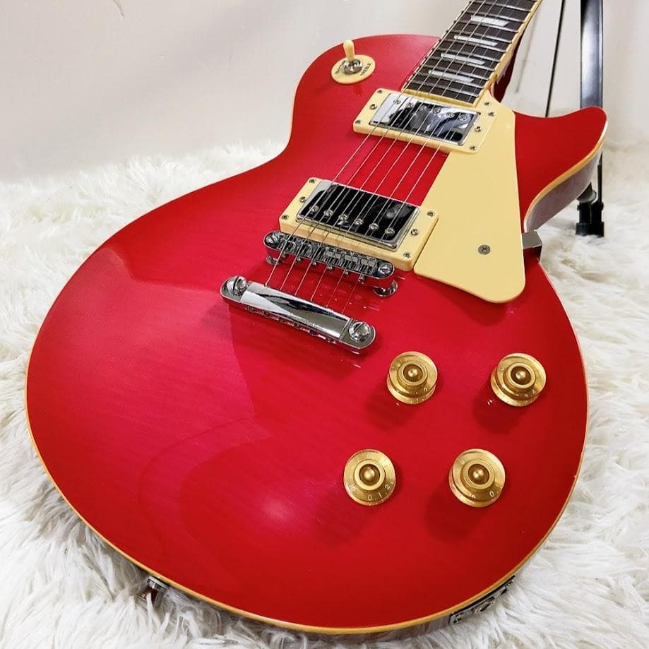 ギャラン GALAN レスポール 虎目 LEAD ROCK レッド - メルカリ