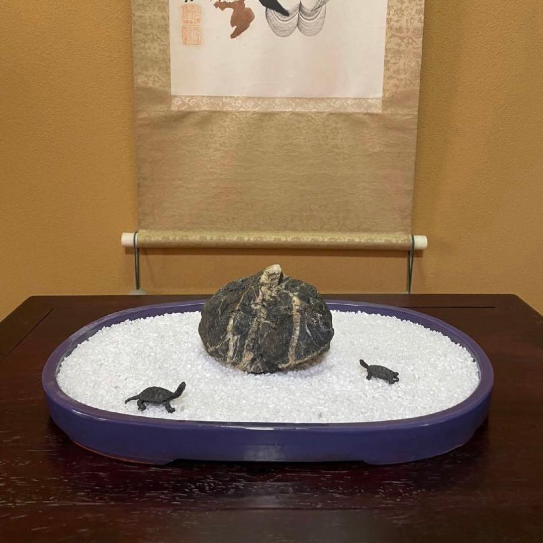 水石 観賞石 滝石 紋様石 和風インテリア 盆栽 苔玉 自然石