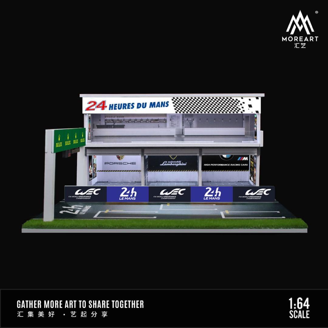 《最新入荷》 1/64 ガレージ駐車場 ル・マン24時間レース仕様 スポーツカー