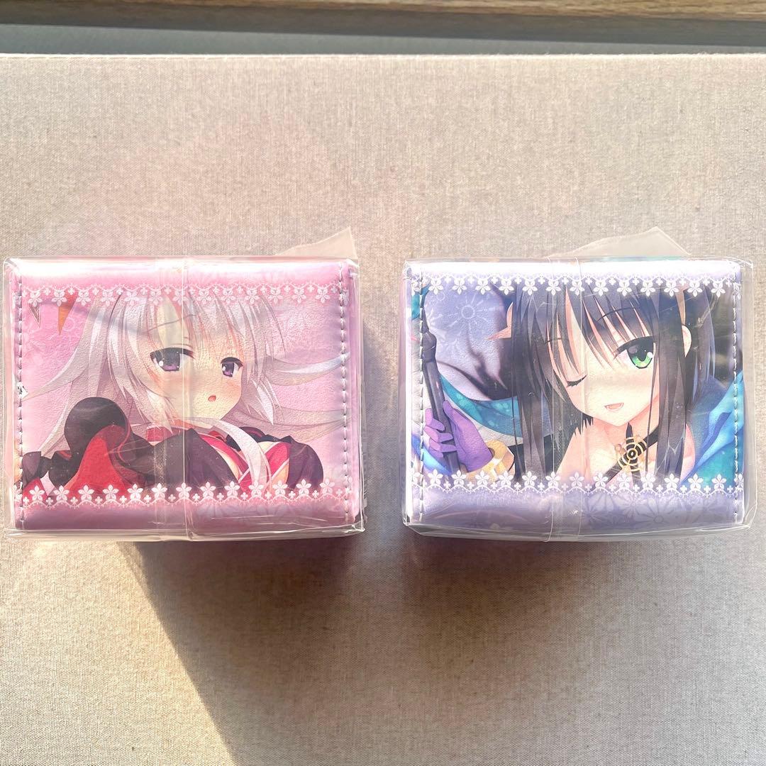 カコ☆タマ 千恋＊万花 綾地寧々 常陸茉子 ゆずソフト 合皮製デッキケース