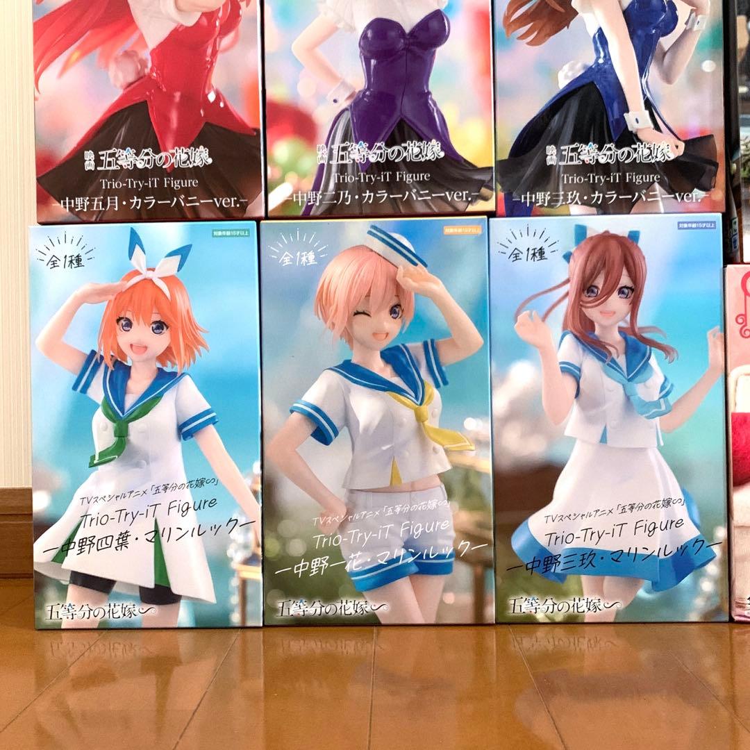 五等分の花嫁 一花 二乃 三玖 四葉 五月 フィギュアまとめ売り 8体