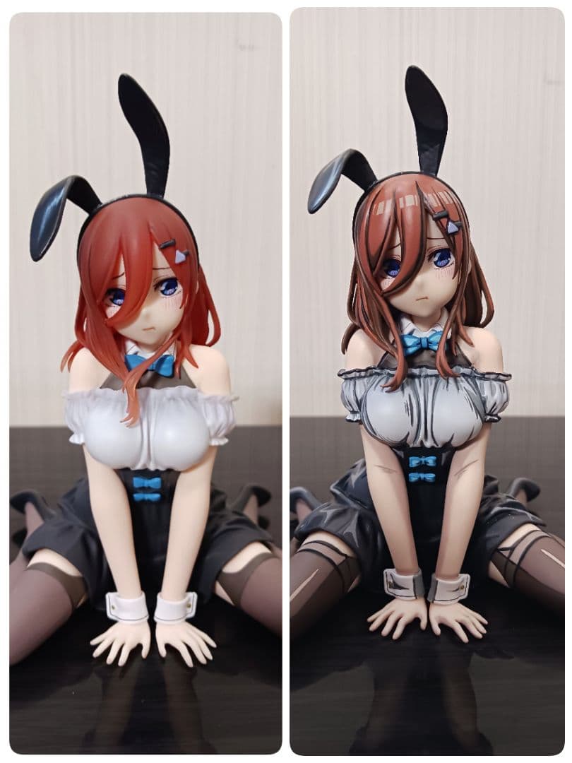三玖 DesktopCute リペイント フィギュア バニーver. 中野三玖 - メルカリ