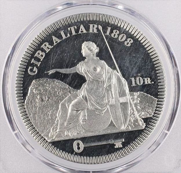 1808年 2007年 ジョージ3世 10リアル プルーフ銀貨 PCGS - メルカリ