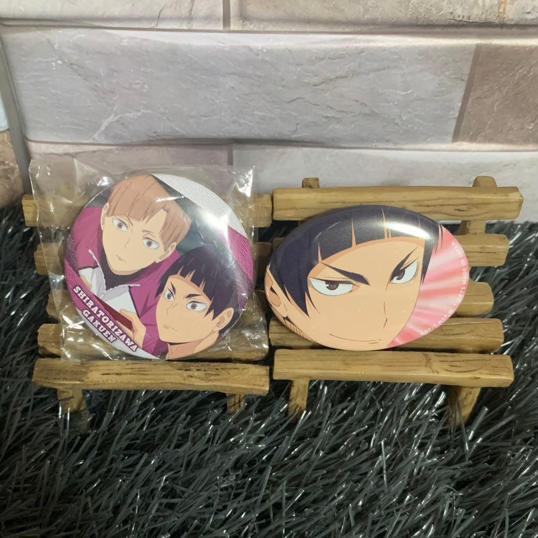 ✨ ハイキュー ✨ 缶バッジ 楕円 ガチャ セット 白布賢二郎 五色工