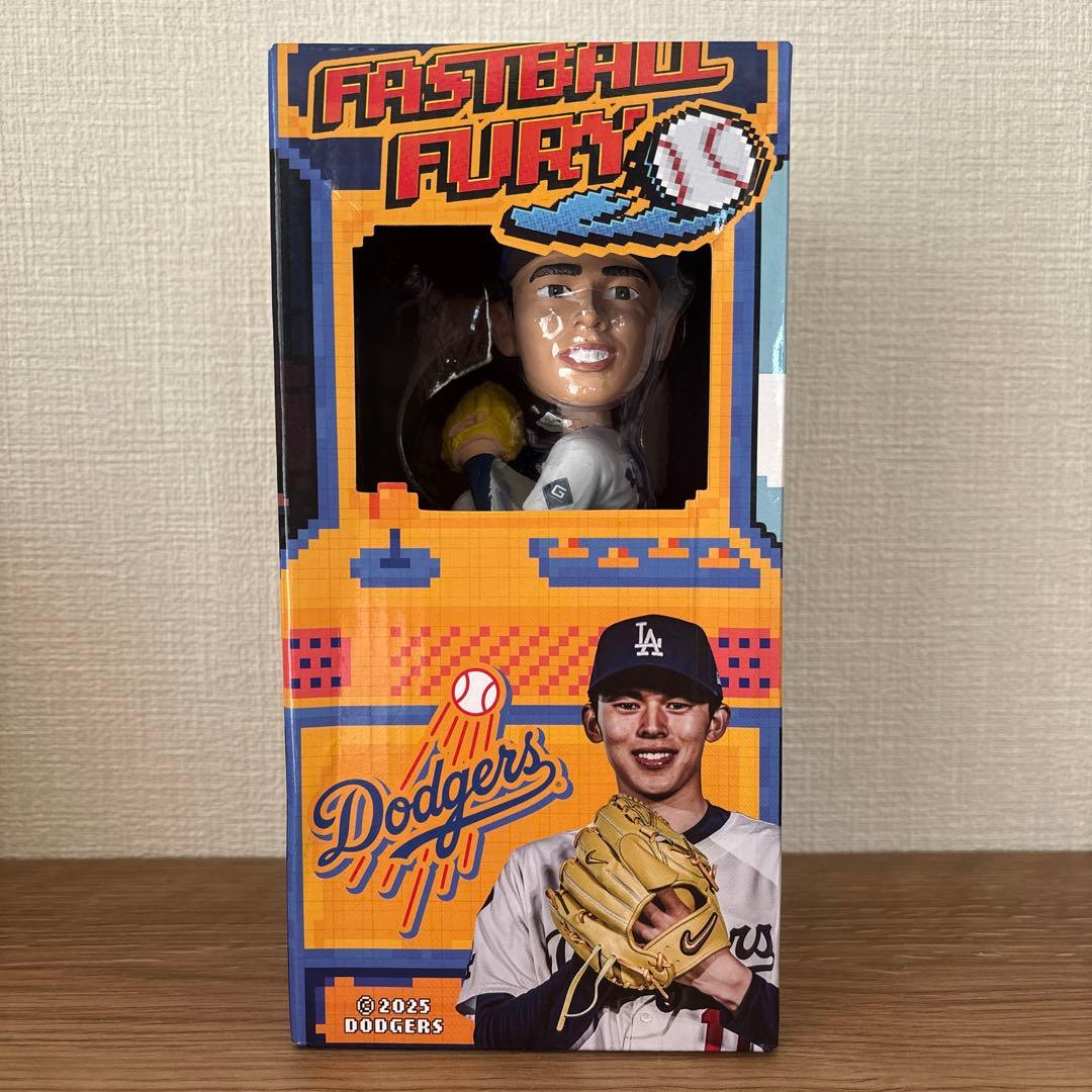 佐々木朗希　ボブルヘッド　FASTBALL FURY 2025/8/4配布 佐々木朗希投手 LA ドジャース 大谷所属 球場配布 2025年8月4日