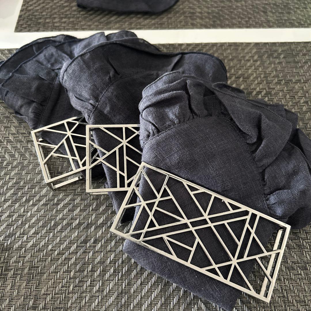 【新品未使用】リネンナプキン+カトラリーレスト4個セット NIDO cutlery rest double | カトラリーレスト 4個セット — ANTRY USE