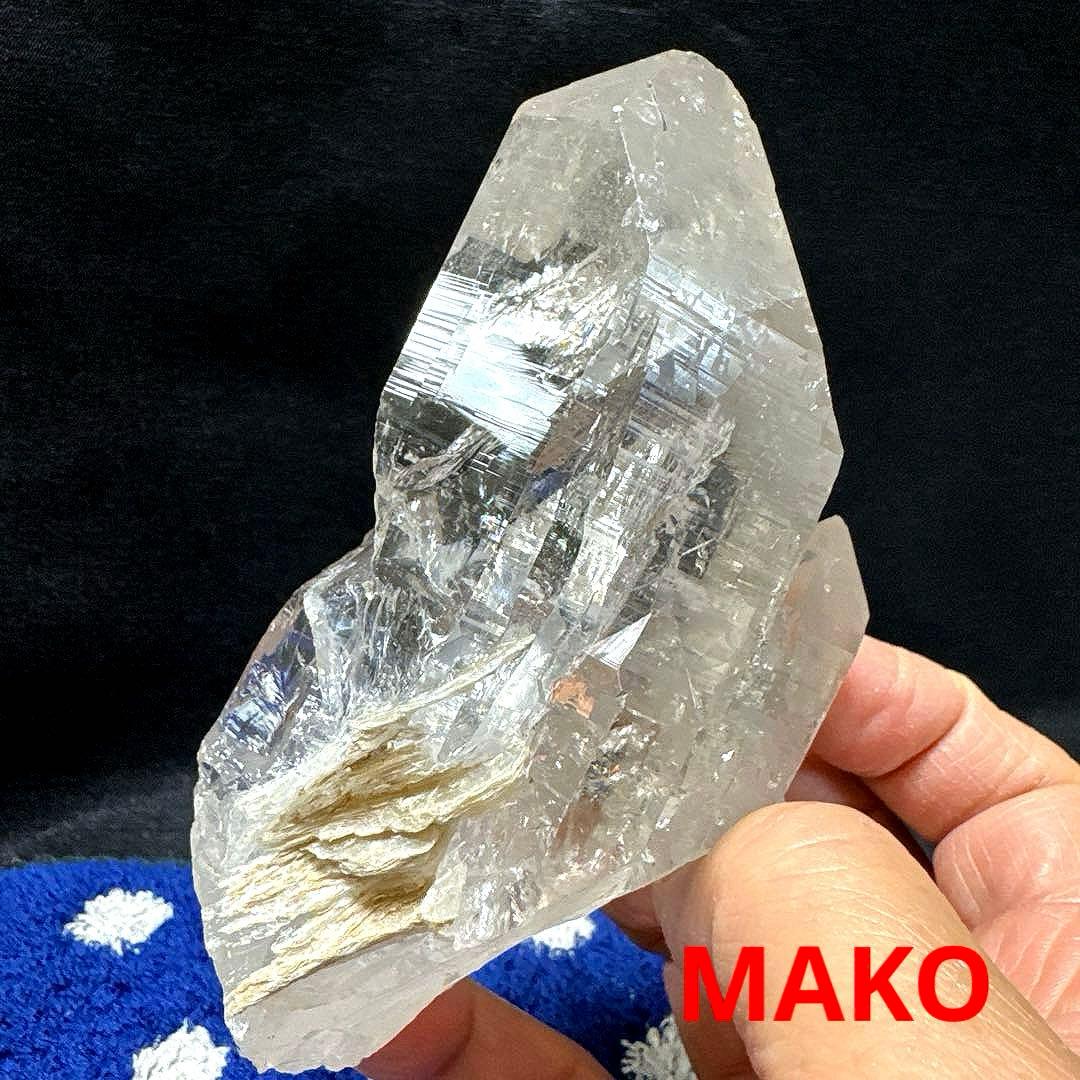M1875☆ガネーシュヒマール水晶原石426g☆天然石 原石☆N5087-D