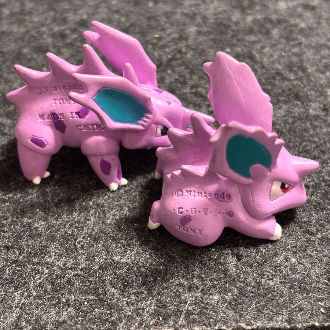 当時物】初期モンコレ ポケモン ニドラン♂ ニドリーノ セット