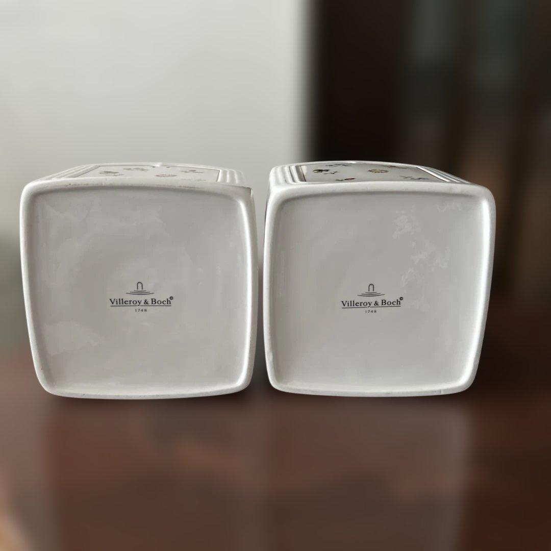 希少•2個set ビレロイ＆ボッホ キャニスター Villeroy Boch - メルカリ