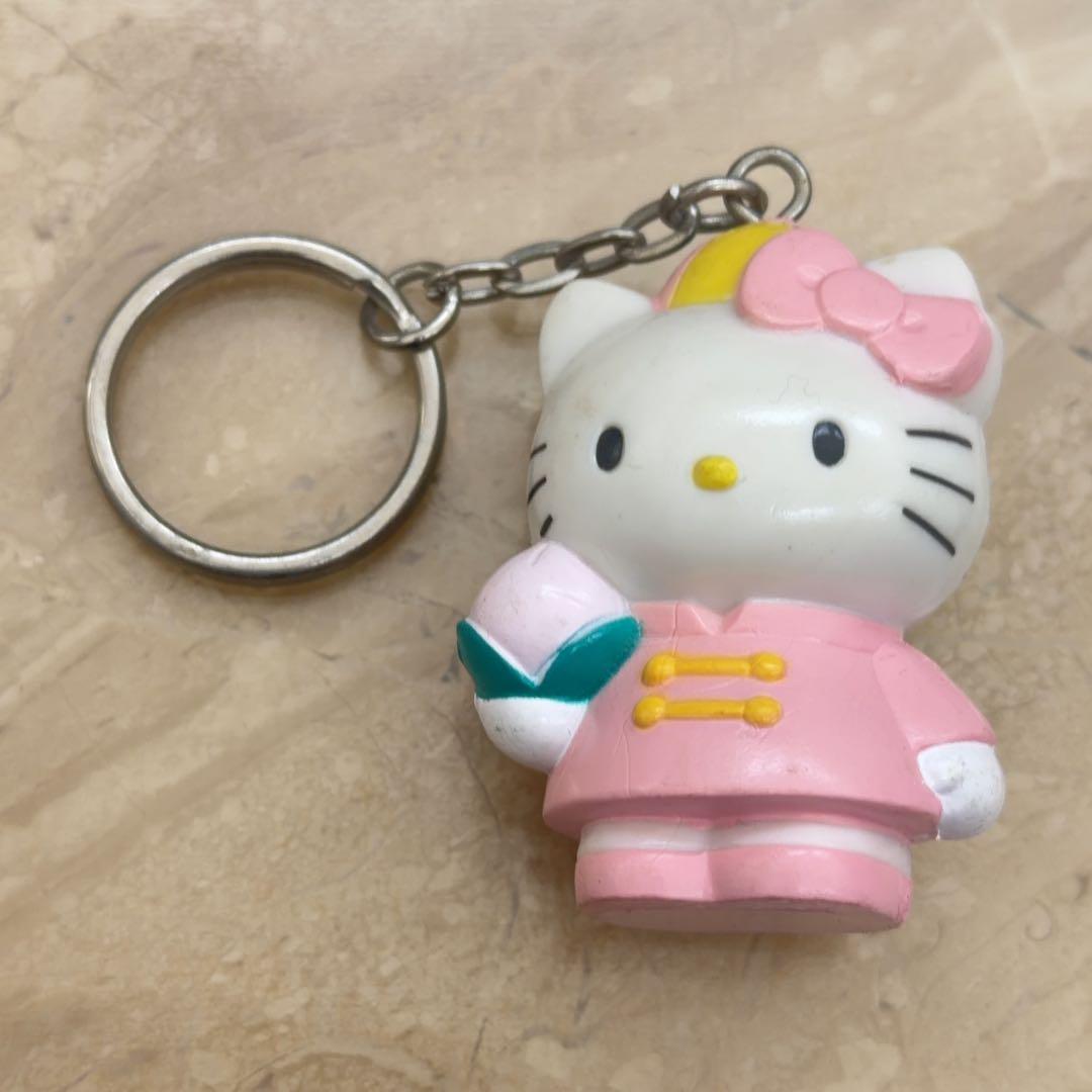 希少】ハローキティ キーホルダー チャイナ服 桃 1998年製 レトロ