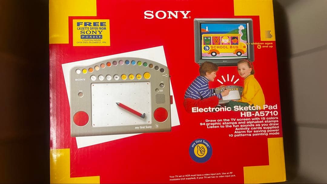 My First Sony エレクトロニック・スケッチ・パッド HB-A5710 My First Sony エレクトロニック・スケッチ・パッド HB-A5710 My First