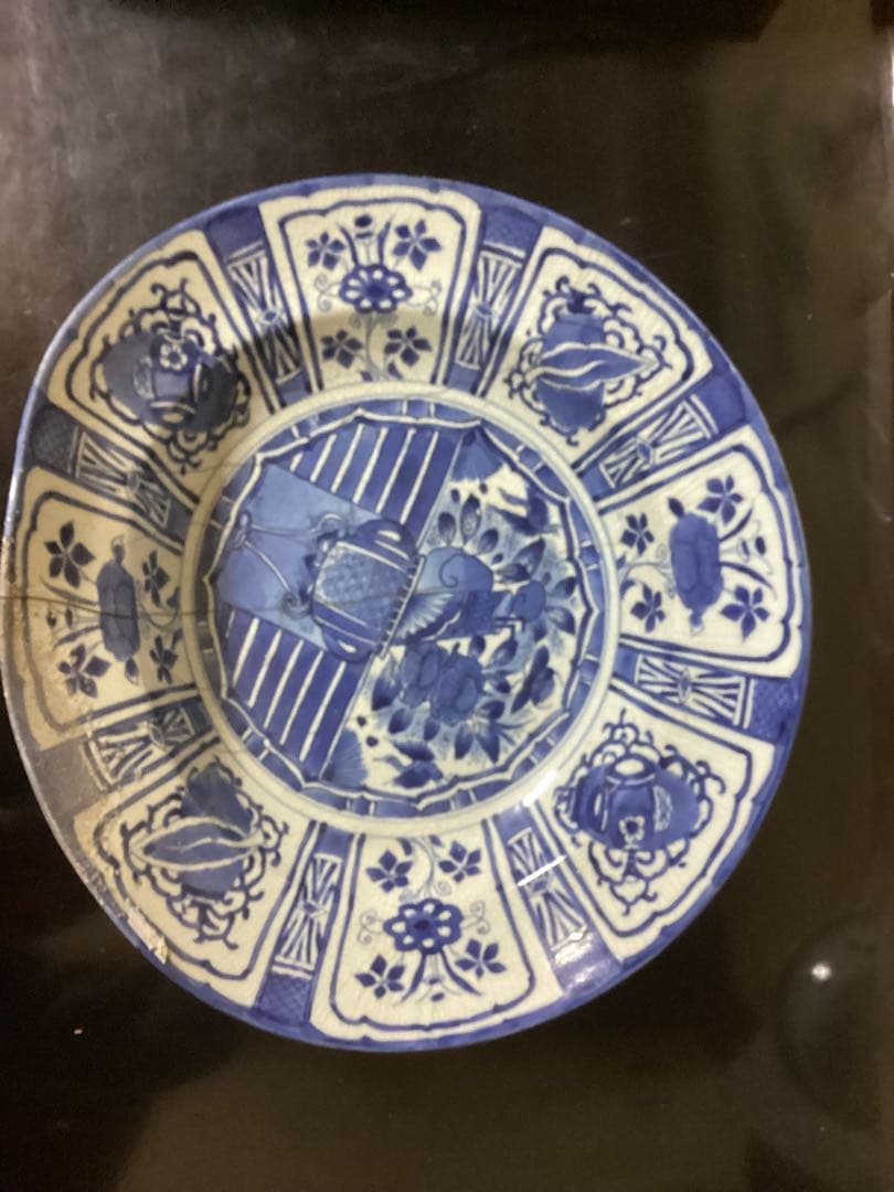 中国古美術骨董品 窯傷大皿古美術品 時代物コレクション 飾り皿 - メルカリ
