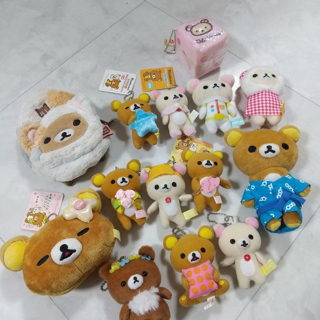 新品　多数　リラックマ　コリラックマ　マスコット　キーホルダー　ぬいぐるみ リラックマ ぬいぐるみキーホルダーコリラックマ 4974413692427