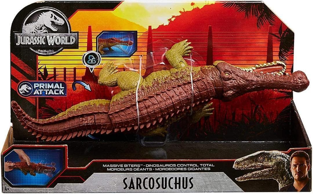 マテル ジュラシック・ワールド アクションフィギュア 【サルコスクス