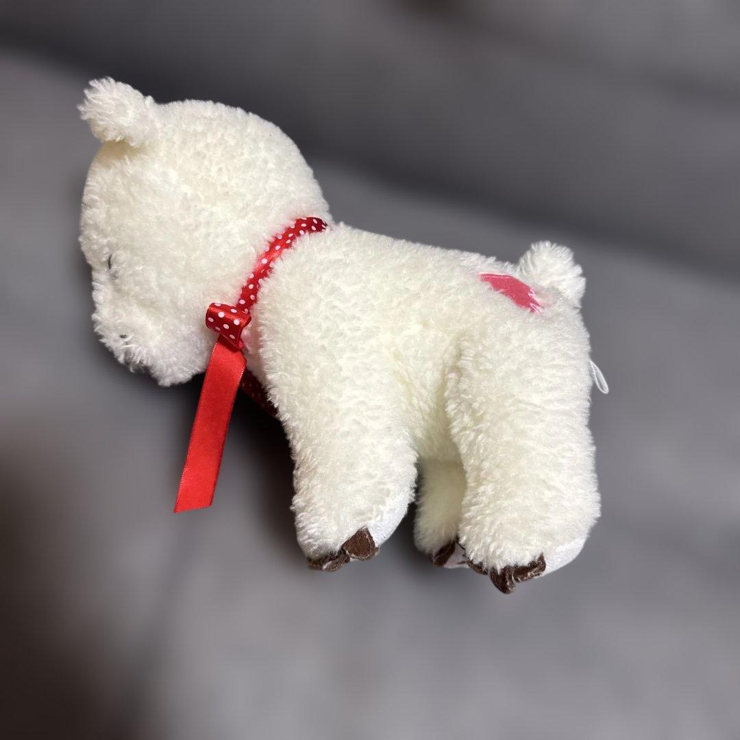しろくま アカシアちゃん ぬいぐるみ（コロルくんの妹）北海道 赤