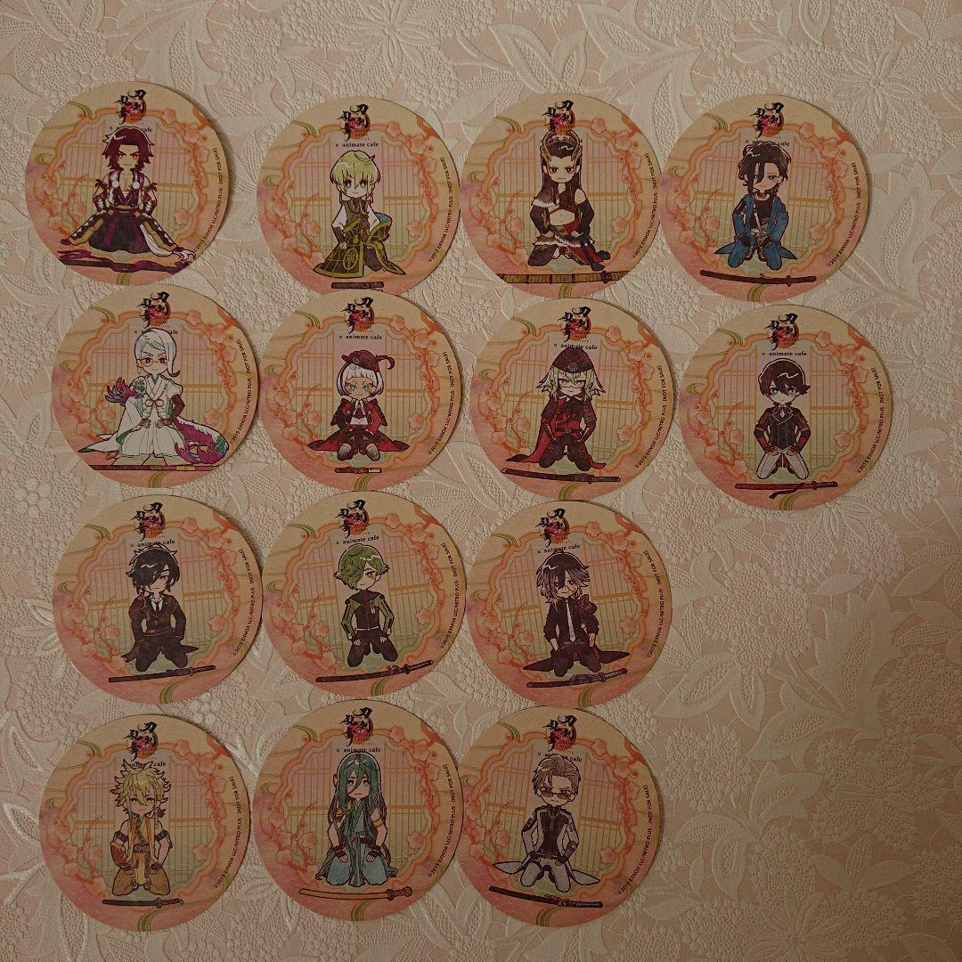 刀剣乱舞 アニメイトカフェ コースター14枚 - メルカリ