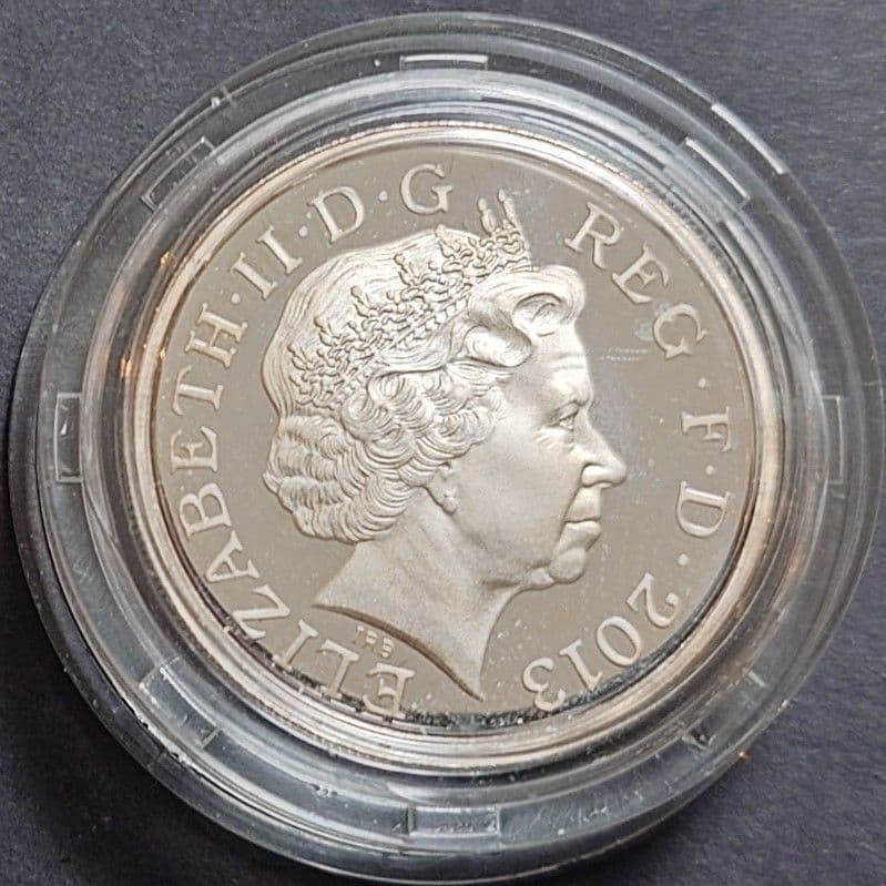 2013年 イギリス ロイヤルアームズ シルバーセット30周年記念銀貨SV925