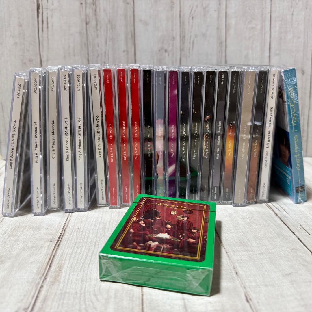 バラ売り可/King & Prince シングル21枚+トランプセット - メルカリ