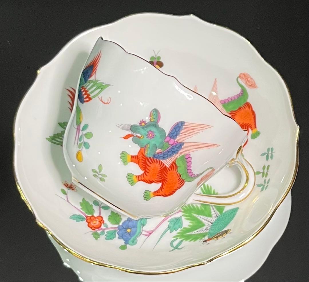 Meissenマイセン /※珍品1級品 柿右衛門 シノワズリ カップ＆ソーサー