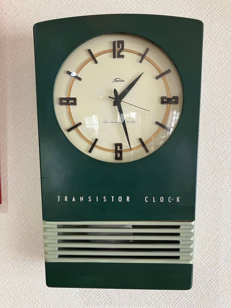 TOSHIBA(東芝)トランジスタ時計 昭和30年代