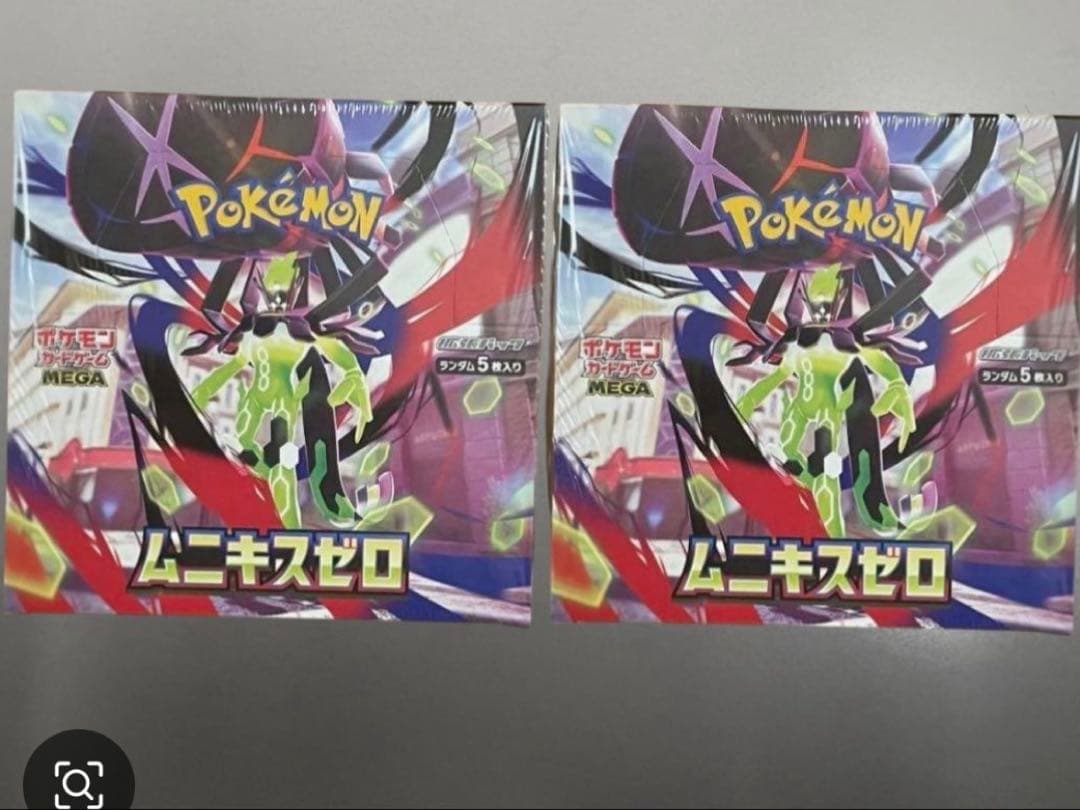 ポケモンカード　ムニキスゼロ　2BOX 新品未開封シュリンク付き ポケモンカード ムニキスゼロ 新品未開封シュリンク付き 2BOX - メルカリ