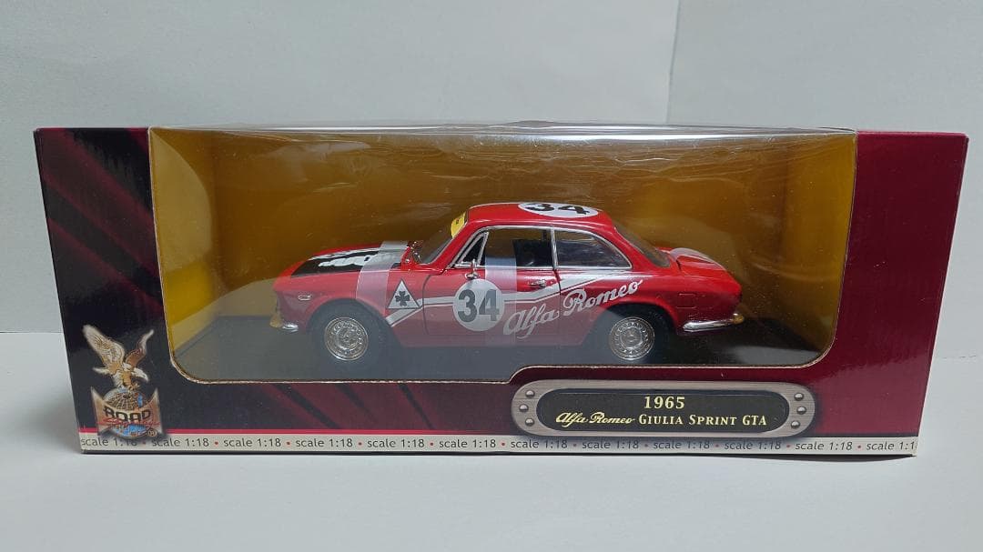 ロードシグネチャー　アルファロメオ ジュリア スプリント GTA １/18 ロードシグネチャー アルファロメオ ジュリア スプリント GTA 1/18