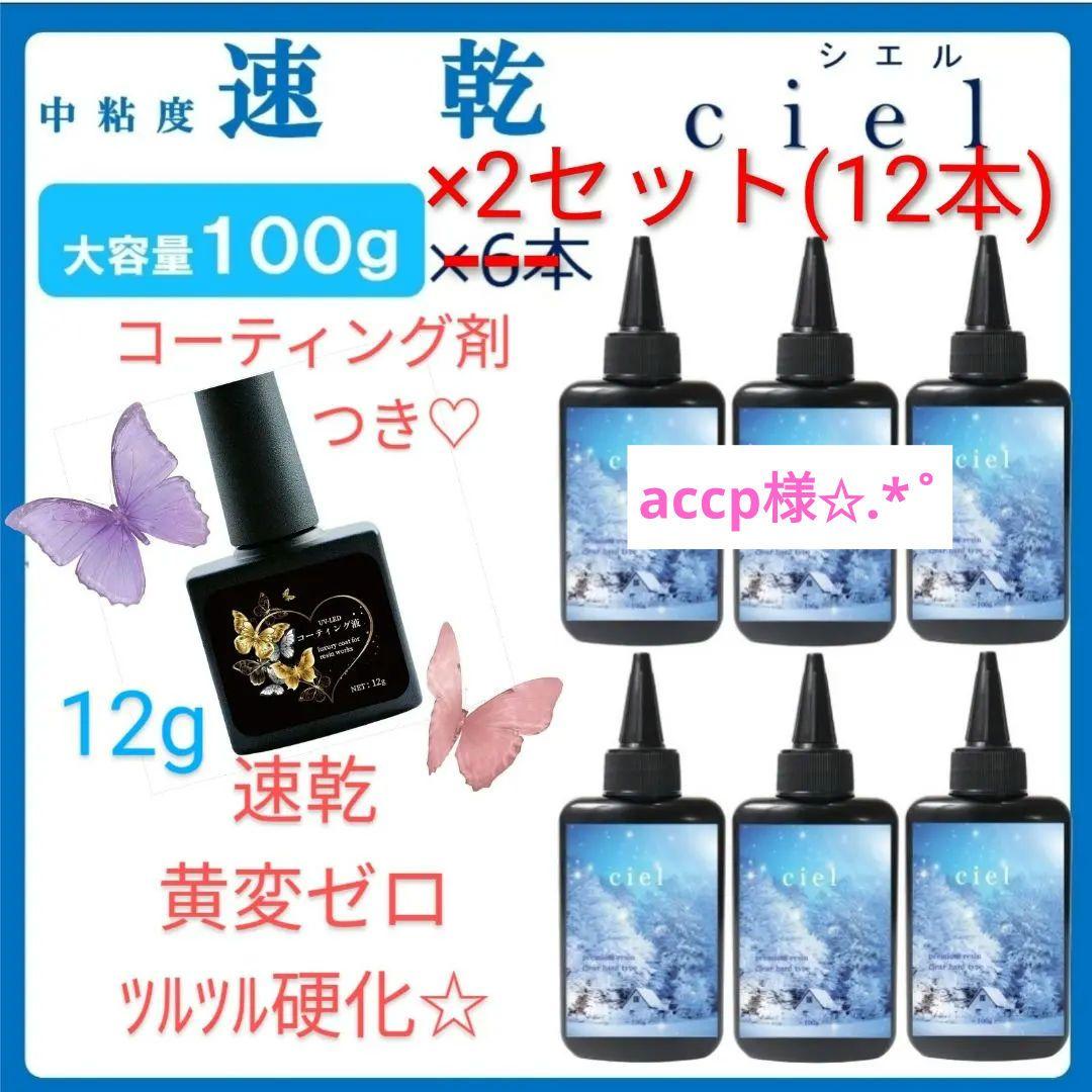 専用レジン液 シエル12本、コーティング剤つき 楽天市場】レジンコーティング コーティング用レジン液 8g/本