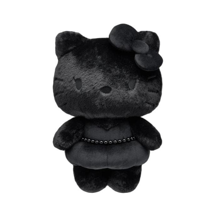 【韓国限定】JISOO × ハローキティ コラボ ぬいぐるみ 40cm 黒 新品 🇰🇷Hello Kitty x Jisoo 40cm Plush Doll Pre-order Feb ETA