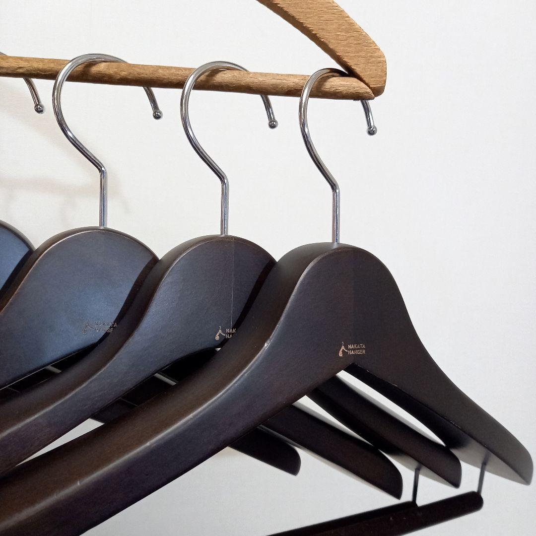 中田ハンガー スーツハンガー ジャケットハンガー コートハンガー 6本セット NAKATA HANGER（ナカタハンガー） AUT-06M/メンズジャケットハンガー