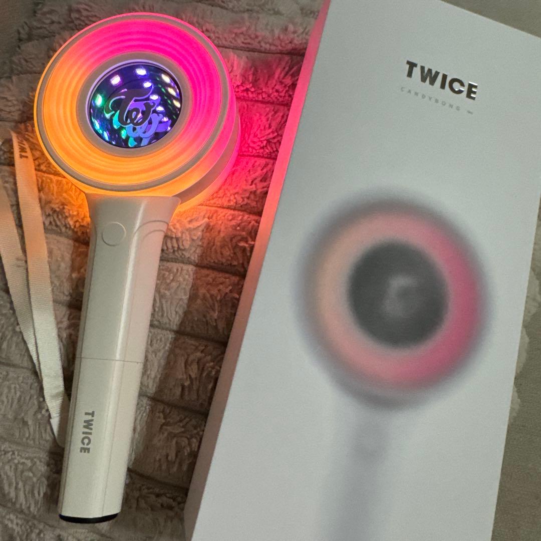 TWICE ペンライト CANDYBONG ∞ 特典付き - メルカリ