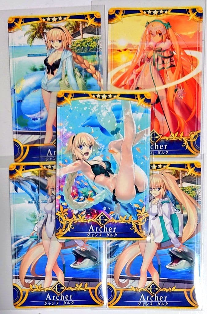FGOアーケード 水着 ジャンヌ ダルク ノーマル 再臨セット - メルカリ
