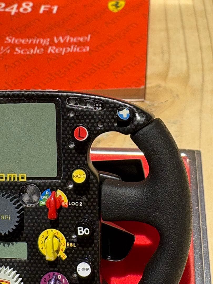アマルガム1/4 フェラーリ248F1 ステアリング - メルカリ
