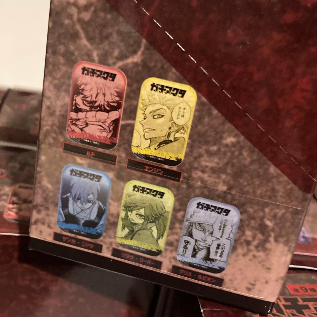 ガチアクタ スクエア缶バッジ 10BOX まとめ売り TSUTAYA ザンカ - メルカリ