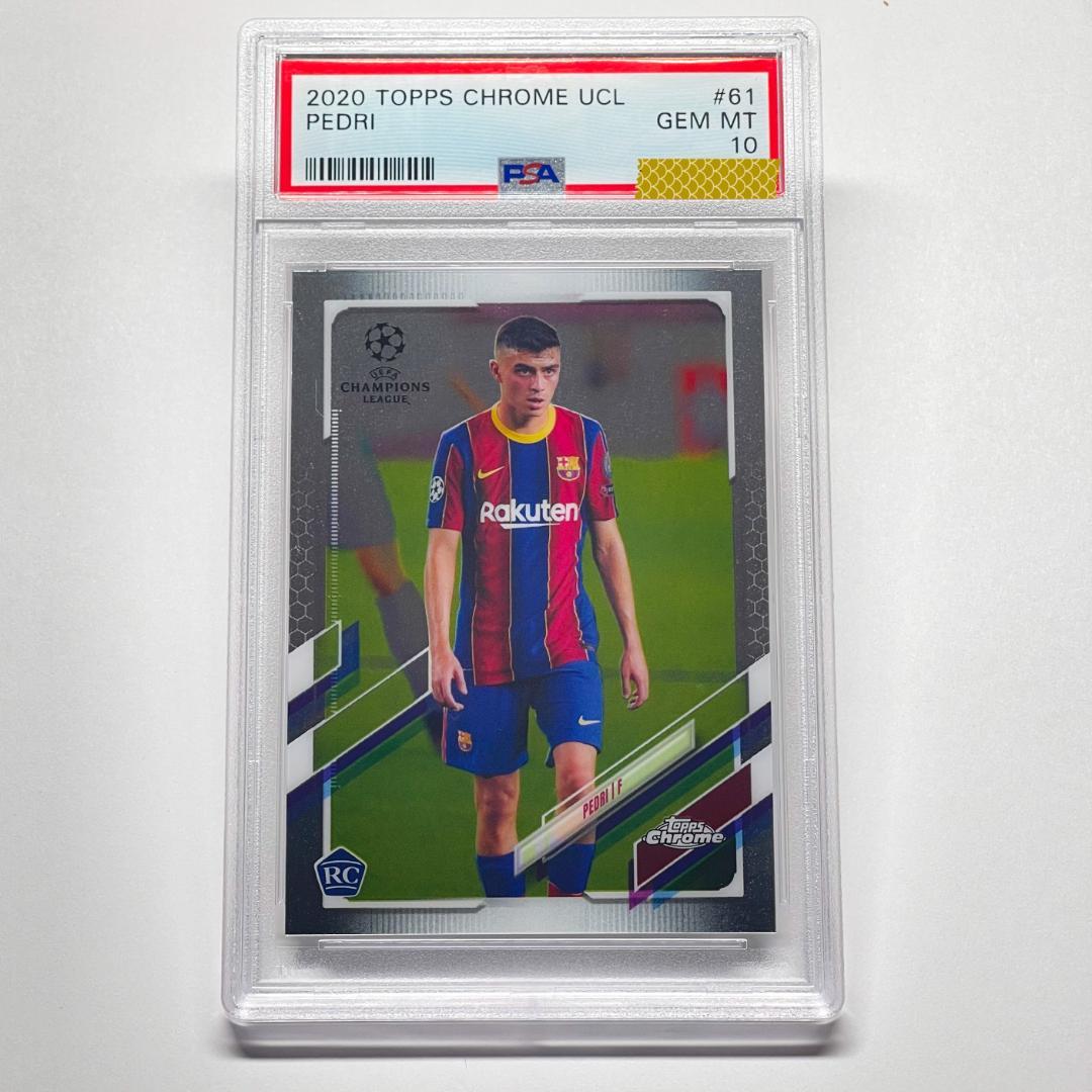 PSA10 ルーキーカード PEDRI RC CHROME UCL ペドリ - メルカリ