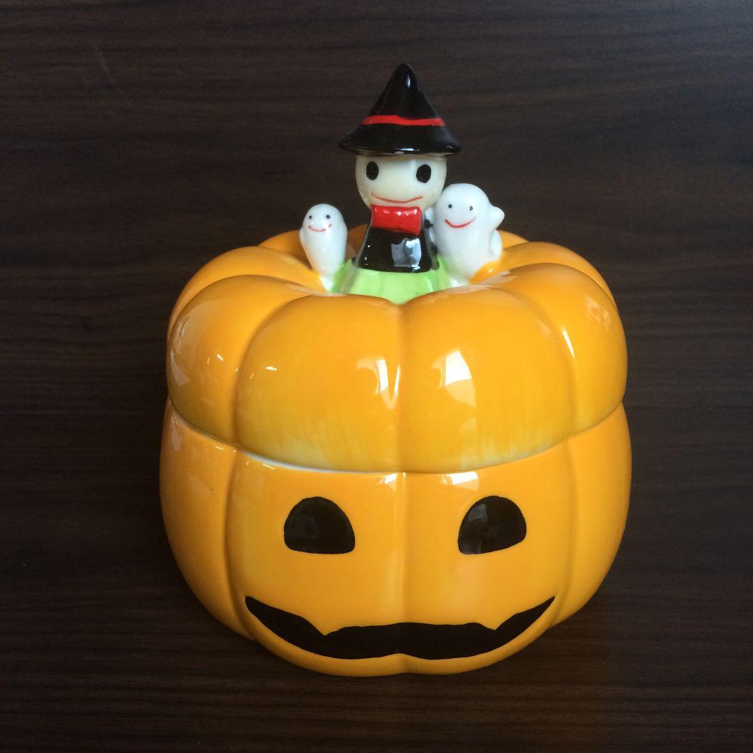 HELLOWEEN ハロウィン かぼちゃ  陶器キャニスター s243_01.jpg