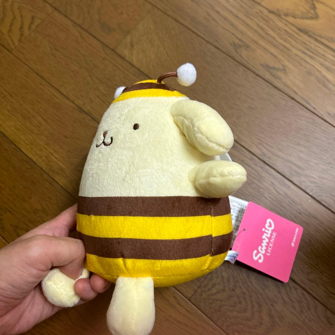 ポムポムプリン ハチ ぬいぐるみ - メルカリ