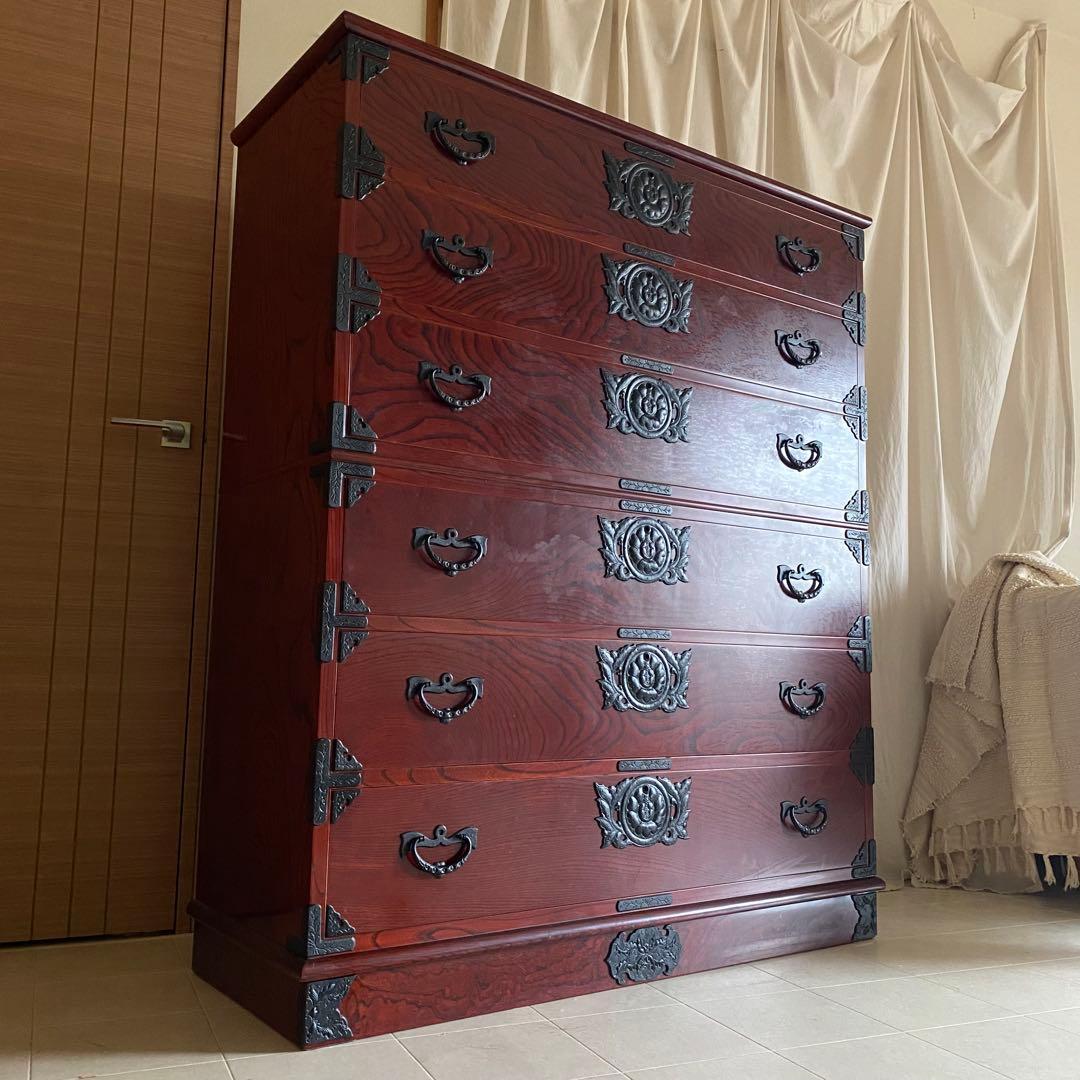 岩谷堂　南部鉄器　岩谷堂箪笥　箪笥　和家具　伝統工芸　欅　チェスト　整理箪笥 楽天市場】岩谷堂箪笥 140万「間箪笥」整理たんす 欅材 漆塗り 南部