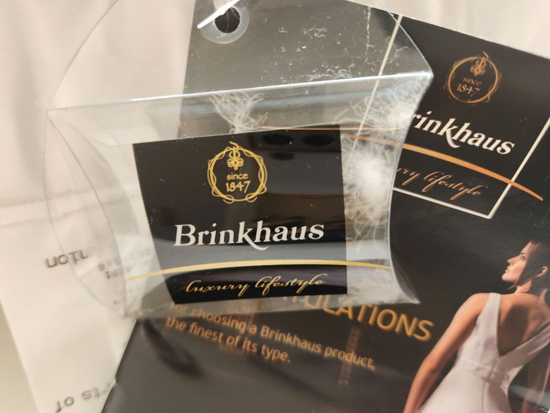 Brinkhaus ダウン/フェザー ピロー（イヴ ドローム購入） 【新品