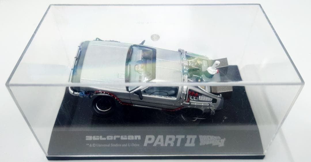 スカイネット バックトゥザフューチャー デロリアン PARTⅡ 1/43