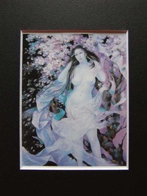 吉田博子、【春の音】、希少な額装用画集より、美品、新品額装付、インテリア Yahoo!オークション - ジャン・デュビュッフェ 暴動 希少な額装用画集