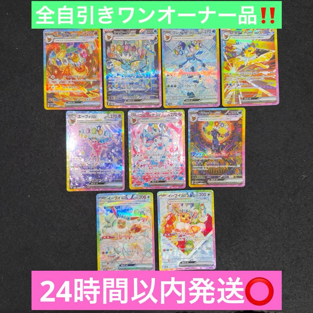 ポケモンカードゲーム〜テラスタルフェスex ブイズ9枚コンプセット