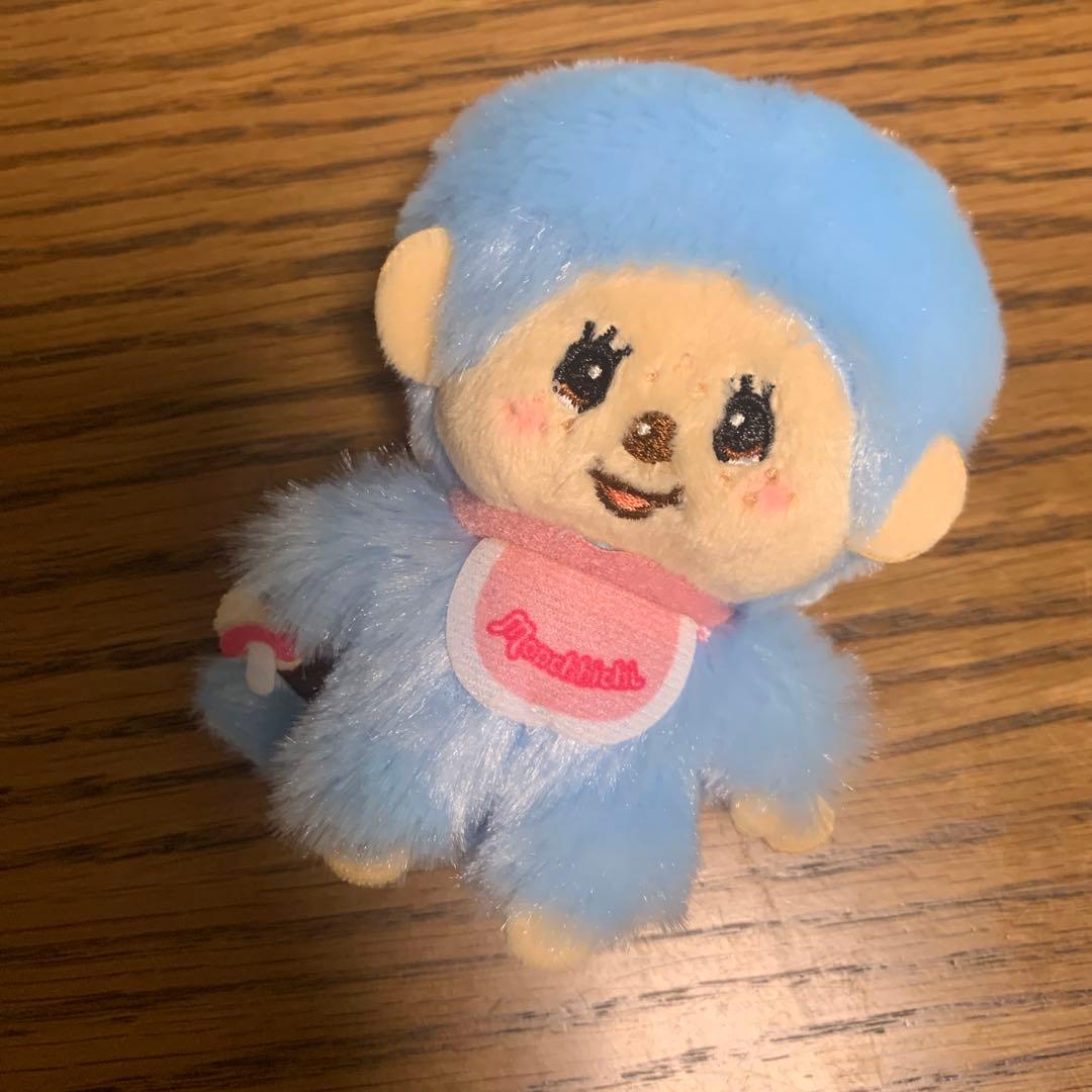 モンチッチ 水色 ぬいぐるみ 新品タグ付き - メルカリ