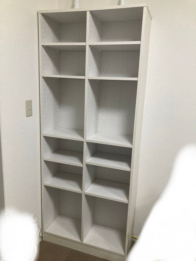 12/13まで限定出品！　NITORI 書棚　サラ　ホワイト ニトリ 書棚(サラ 19114 WH) 【玄関先迄納品】 【1年保証】 - 通販