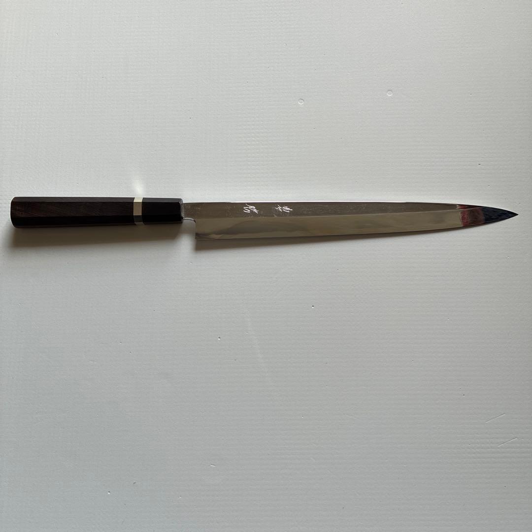 柳刃包丁 豊勝300mm 楽天市場】堺重勝 柳刃包丁 片刃 240mm 白二 鋼付き (和包丁 一般向け